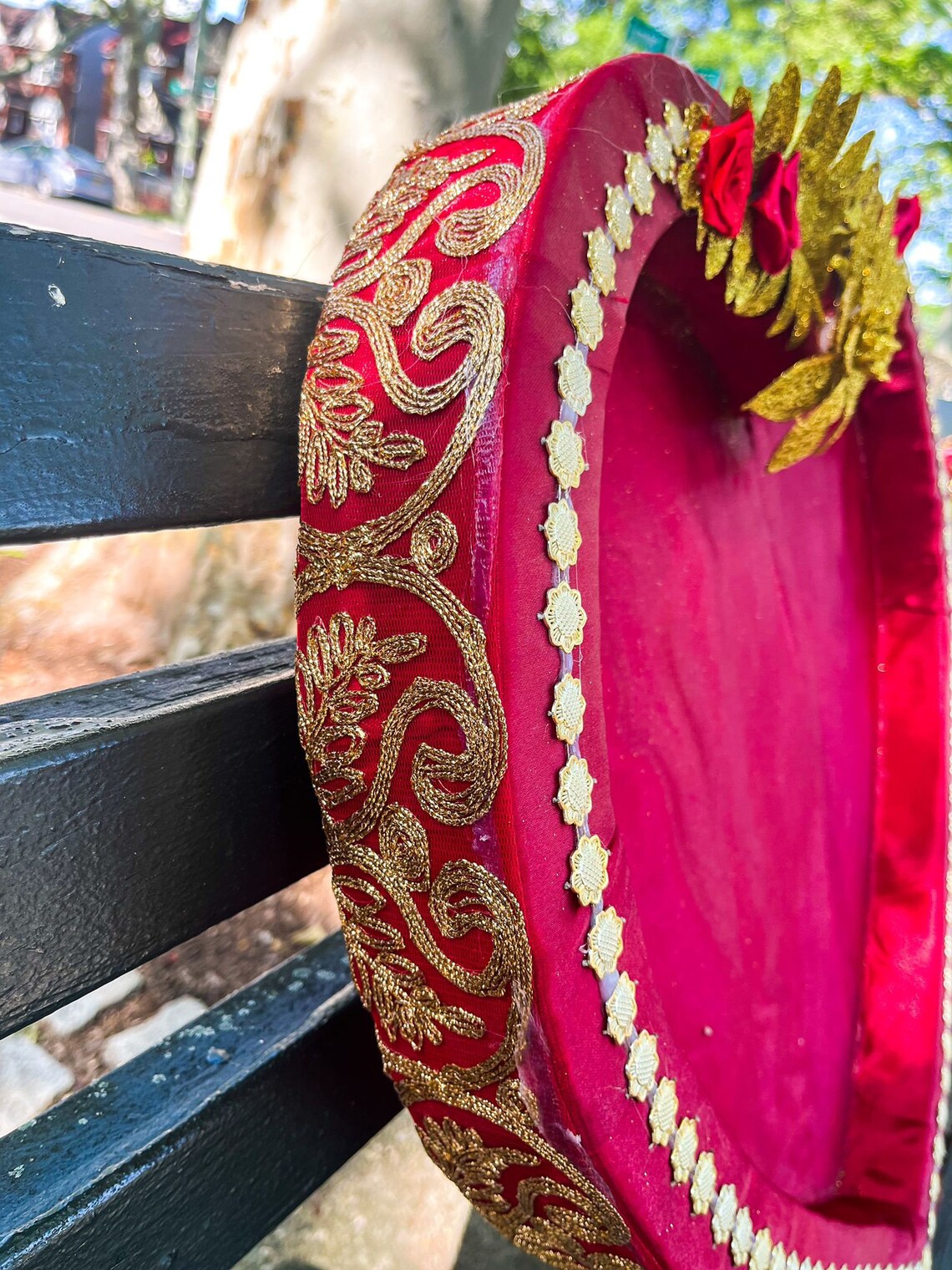 Wedding Tray, Henna Cones Tray, Wedding Decor, Mehndi Thaali, Haldi thaali, Dala