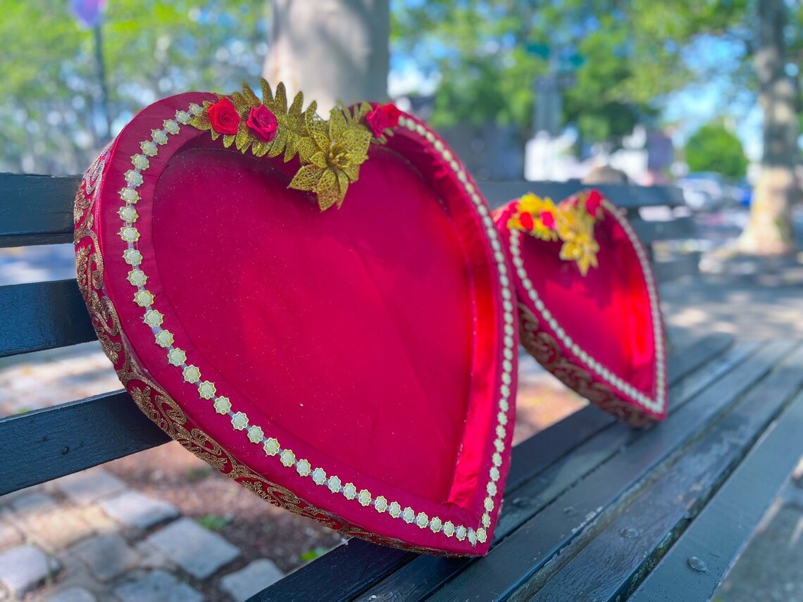 Wedding Tray, Henna Cones Tray, Wedding Decor, Mehndi Thaali, Haldi thaali, Dala