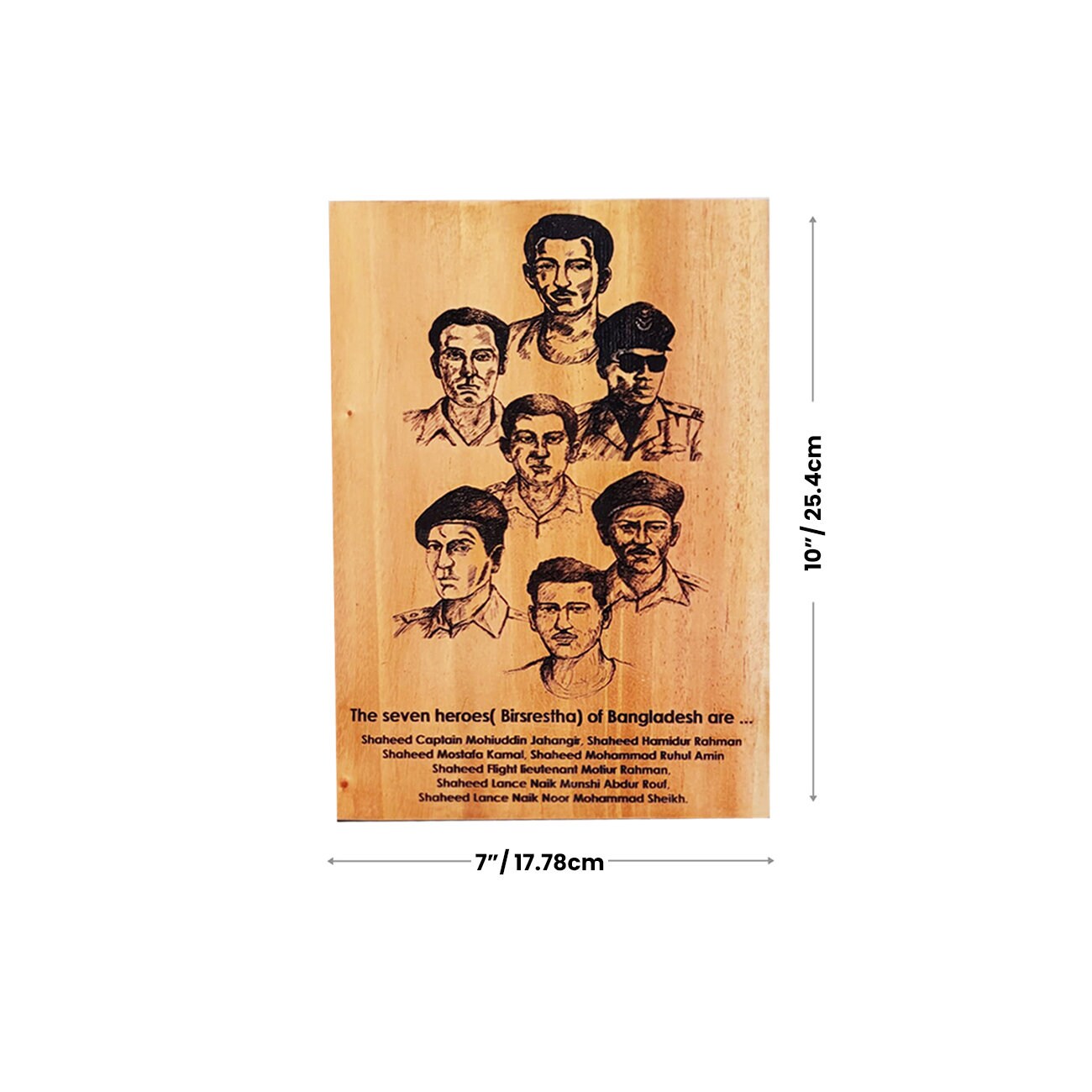 The Seven Heroes (Birsrestha) of Bangladesh