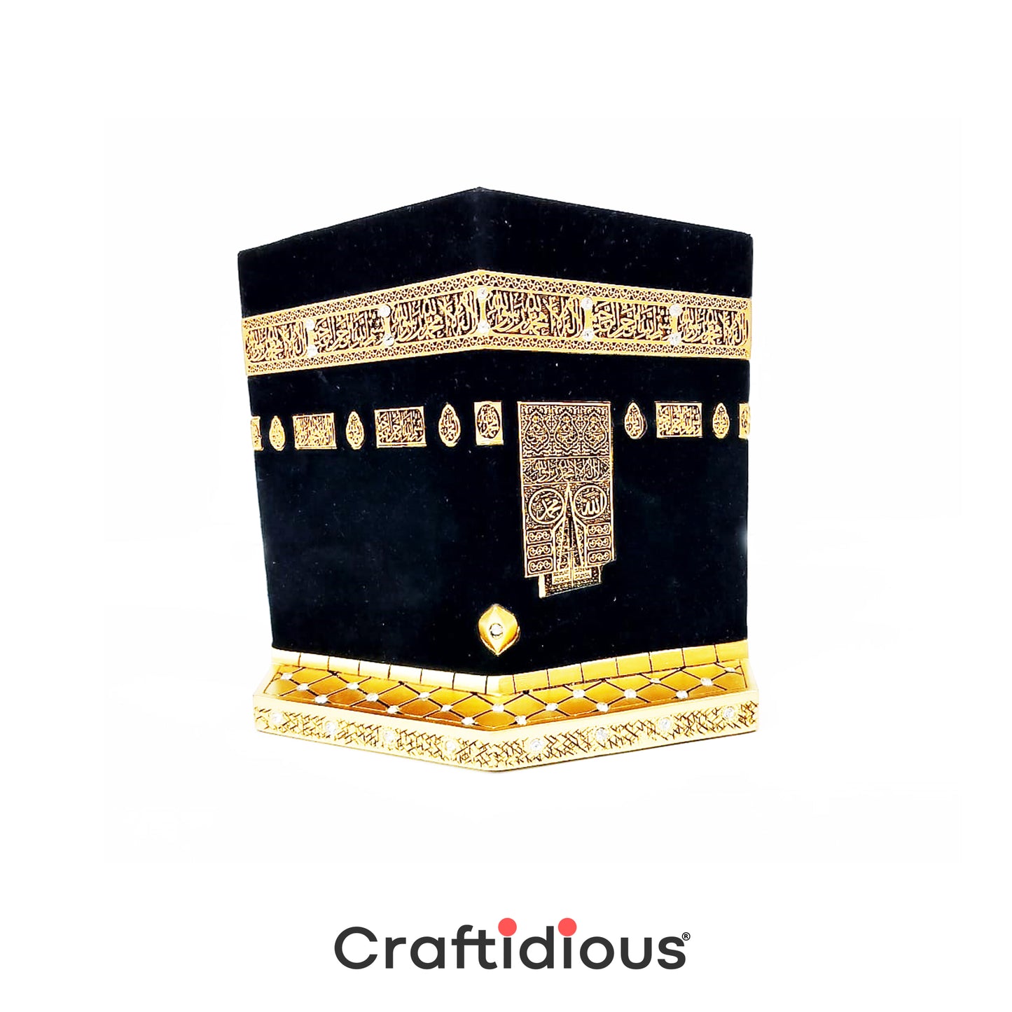 Islamic Table Decor Velvet Kaba Replica