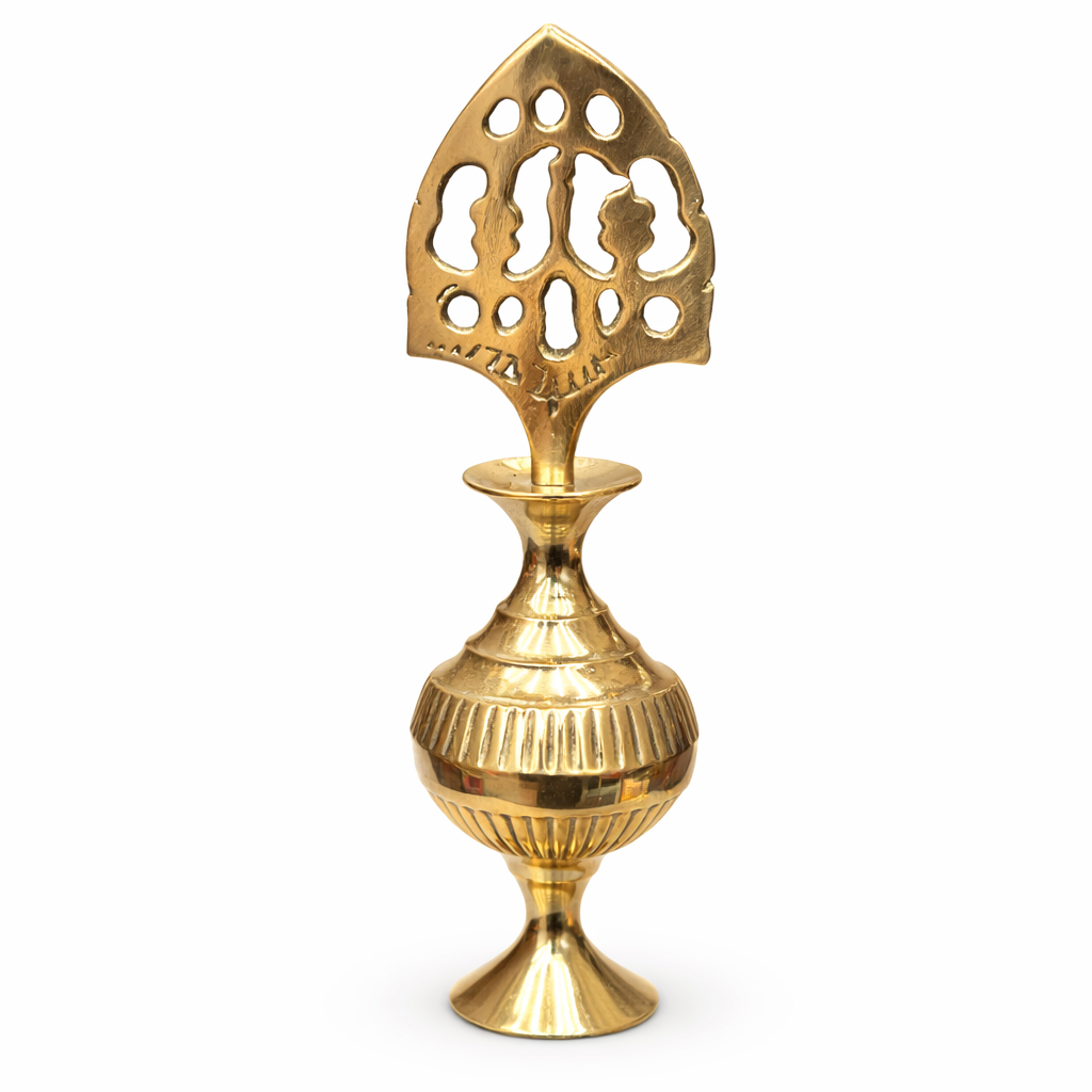 Handcrafted Brass Surma Dani (সুরমা দানি) Set – Traditional Kohl Container