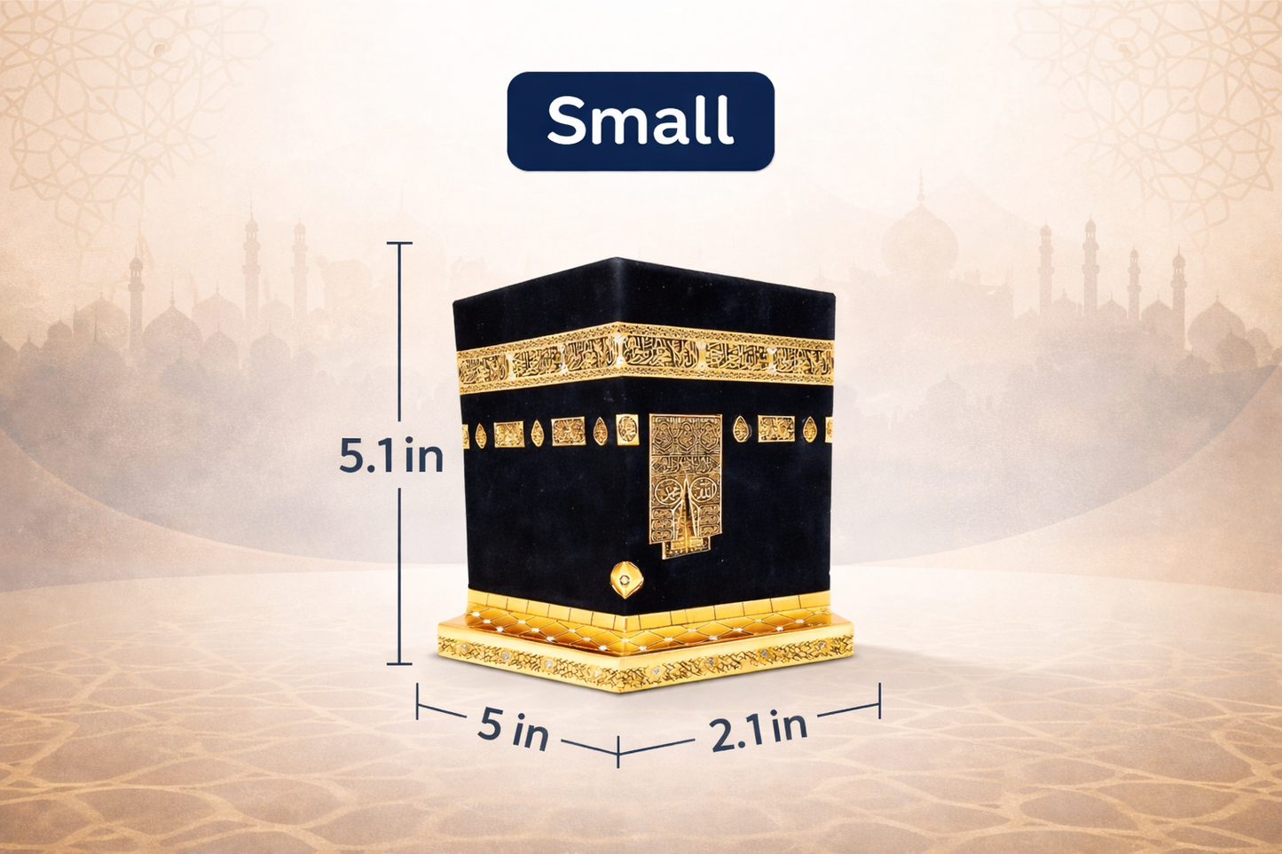 Islamic Table Decor Velvet Kaba Replica