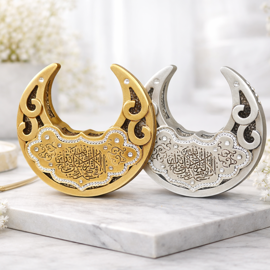 Islamic Crescent Table Decor – Tawhid Calligraphy