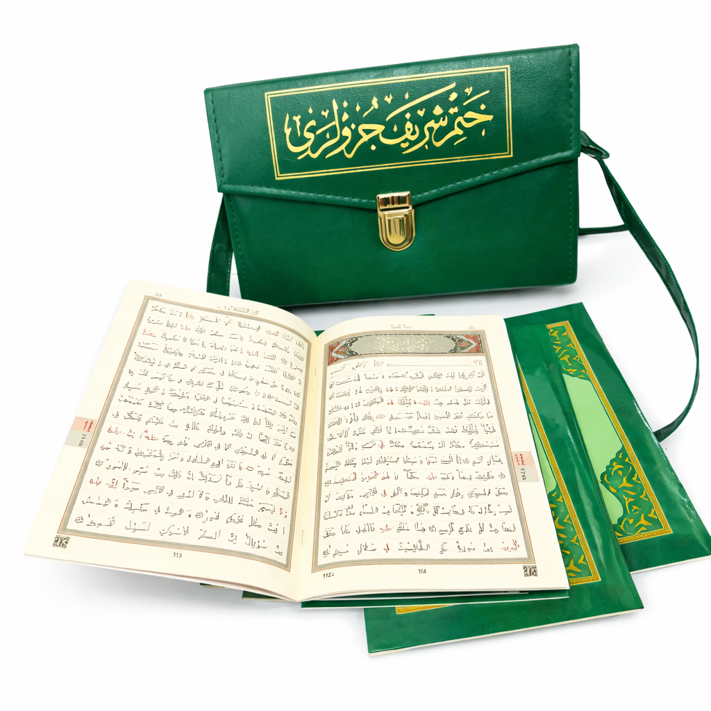 Quran bag with 30 individual Para lather bag