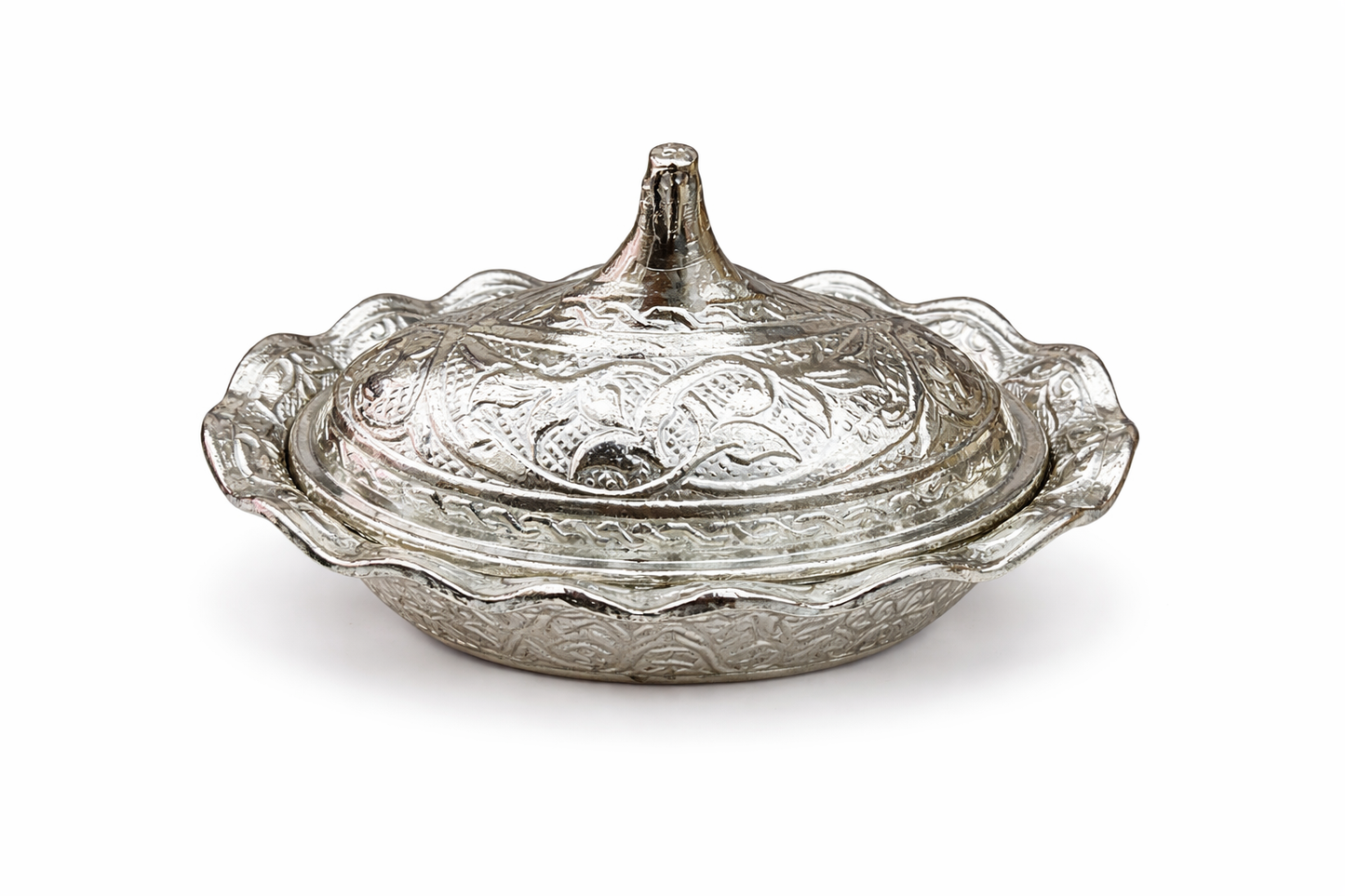 Turkish Luxury 4-Piece Coffee Cup Set with Tray & Sugar Bowl