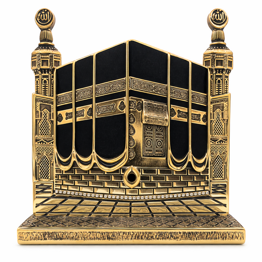 Kaaba Golden Decorative Sculpture