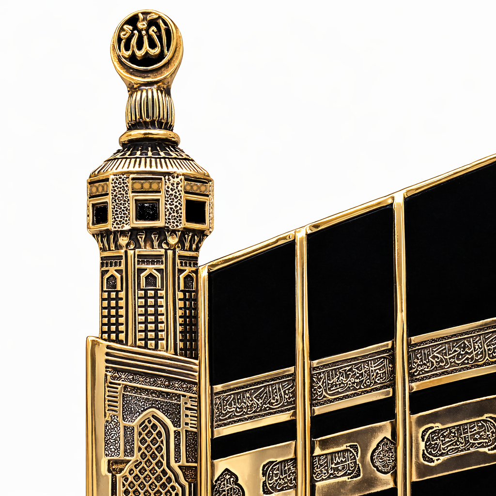 Kaaba Golden Decorative Sculpture