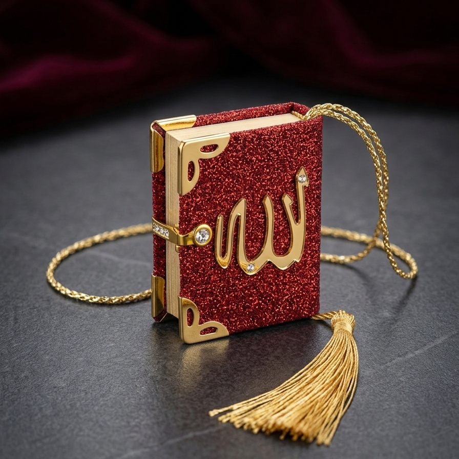 Mini Quran with Beads set, Muslim Friend Gift, Tasbih, Islamic Favors, Muslim Gift