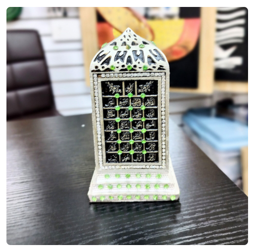 Islamic Table Decor Esmaul Husna 4 Angle Minar