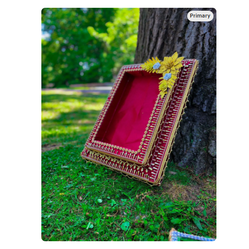 Wedding Tray, Henna Cones Tray, Wedding Decor, Mehndi Thaali, Haldi thaali, Dala
